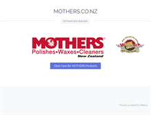 Tablet Screenshot of mothers.co.nz